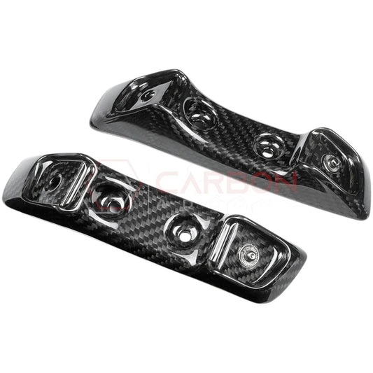 C8 Corvette Real Carbon Fiber Seat Belt Holder Buckle Replacements | GT2 & Competition Sport Seats (2020–Present)
