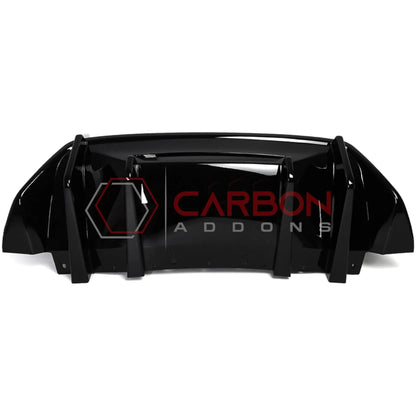 Rear Diffuser Add-On Fins for 2024+ Ford Mustang GT & EcoBoost (ABS Plastic)