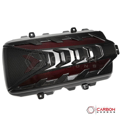 C8 Corvette Stingray Carbon Fiber Engine Cover | Direct OEM Replacement (2020–2026)