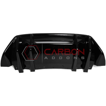 Rear Diffuser Add-On Fins for 2024+ Ford Mustang GT & EcoBoost (ABS Plastic)