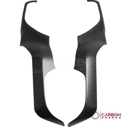 2019+ RAM 1500/TRX/RHO Radio Infotainment Screen Side Trim Hard Carbon Fiber Cover