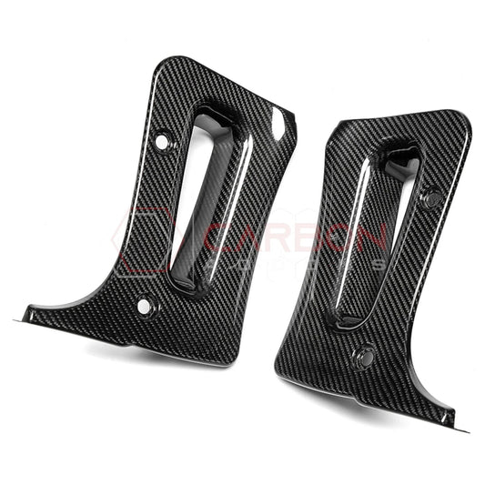 C8 Corvette Z06 & E-Ray 2022-20256 Extended Splash Guards | 4pcs Real Carbon Fiber Mud Flaps Set