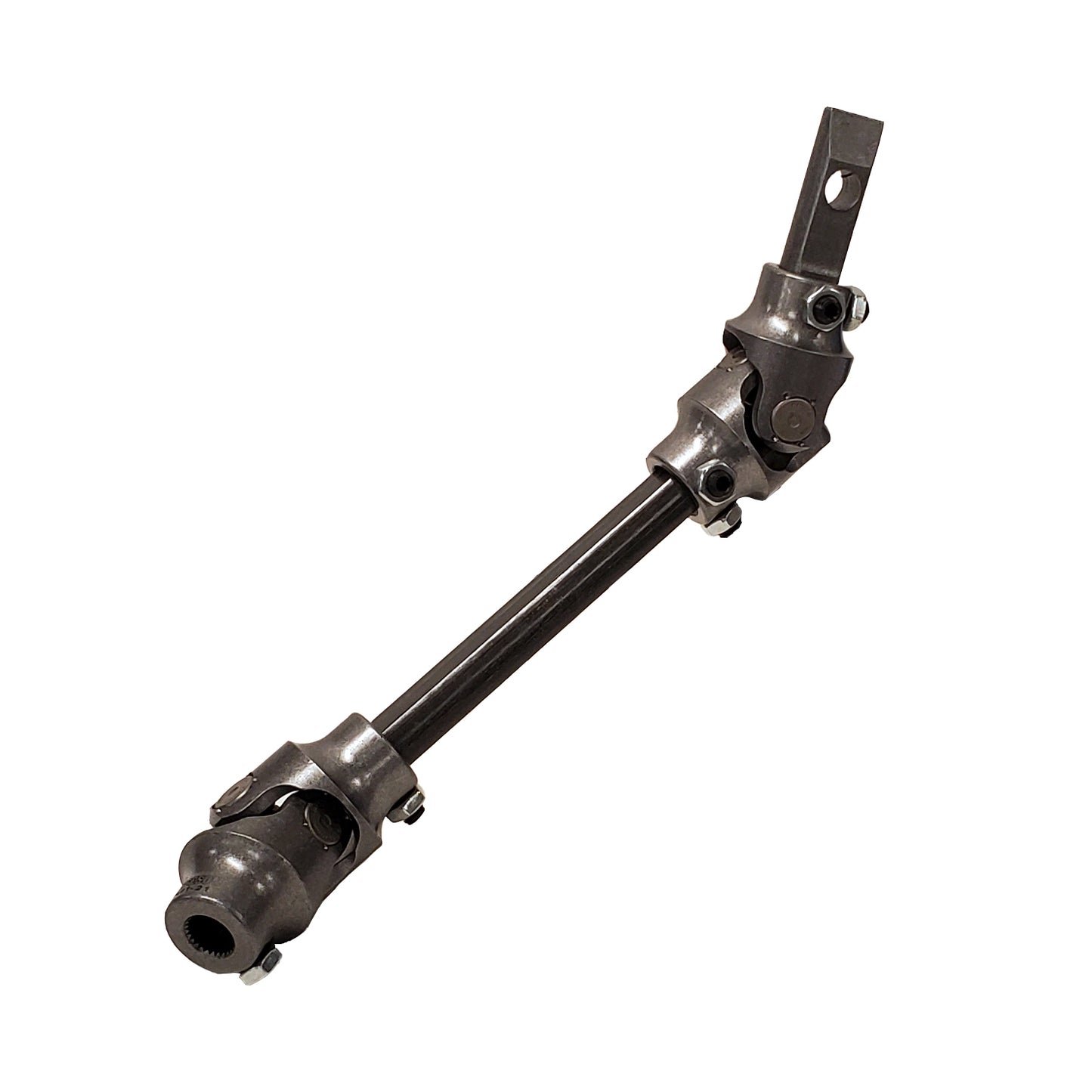 Borgeson - Steering Shaft - P/N: 000658 - 1979-1993 Mustang Steering Shaft. Steel. Connects from OEM column to power steering rack. With vibration reducer.