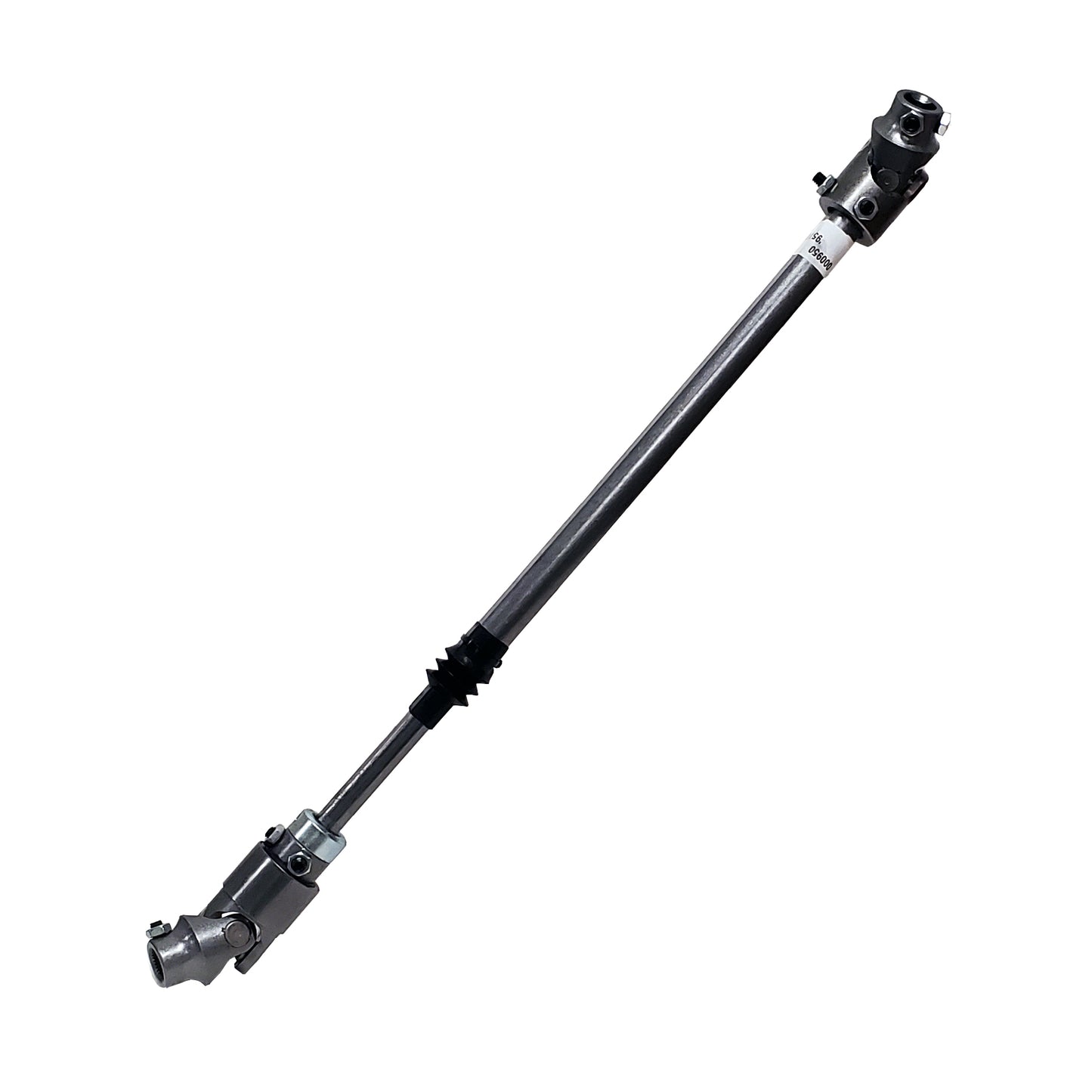 Borgeson - Steering Shaft - P/N: 000950 - 1995-2002 Dodge truck heavy duty telescopic steel steering shaft. Connects from factory column to steering box. Includes one billet universal joint and vibration reducer universal joint.