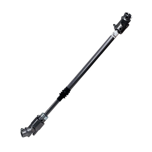 Borgeson - Steering Shaft - P/N: 000950 - 1995-2002 Dodge truck heavy duty telescopic steel steering shaft. Connects from factory column to steering box. Includes one billet universal joint and vibration reducer universal joint.