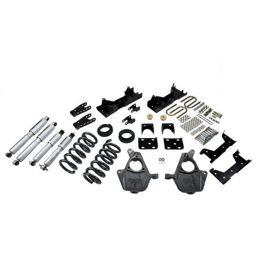 BELLTECH 669SP LOWERING KITS Front And Rear Complete Kit W/ Street Performance Shocks 1999-2000 Chevrolet Silverado/Sierra (Std Cab) 4 in. or 5 in. F/6 in. or 7 in. R W/ Street Performance Shocks