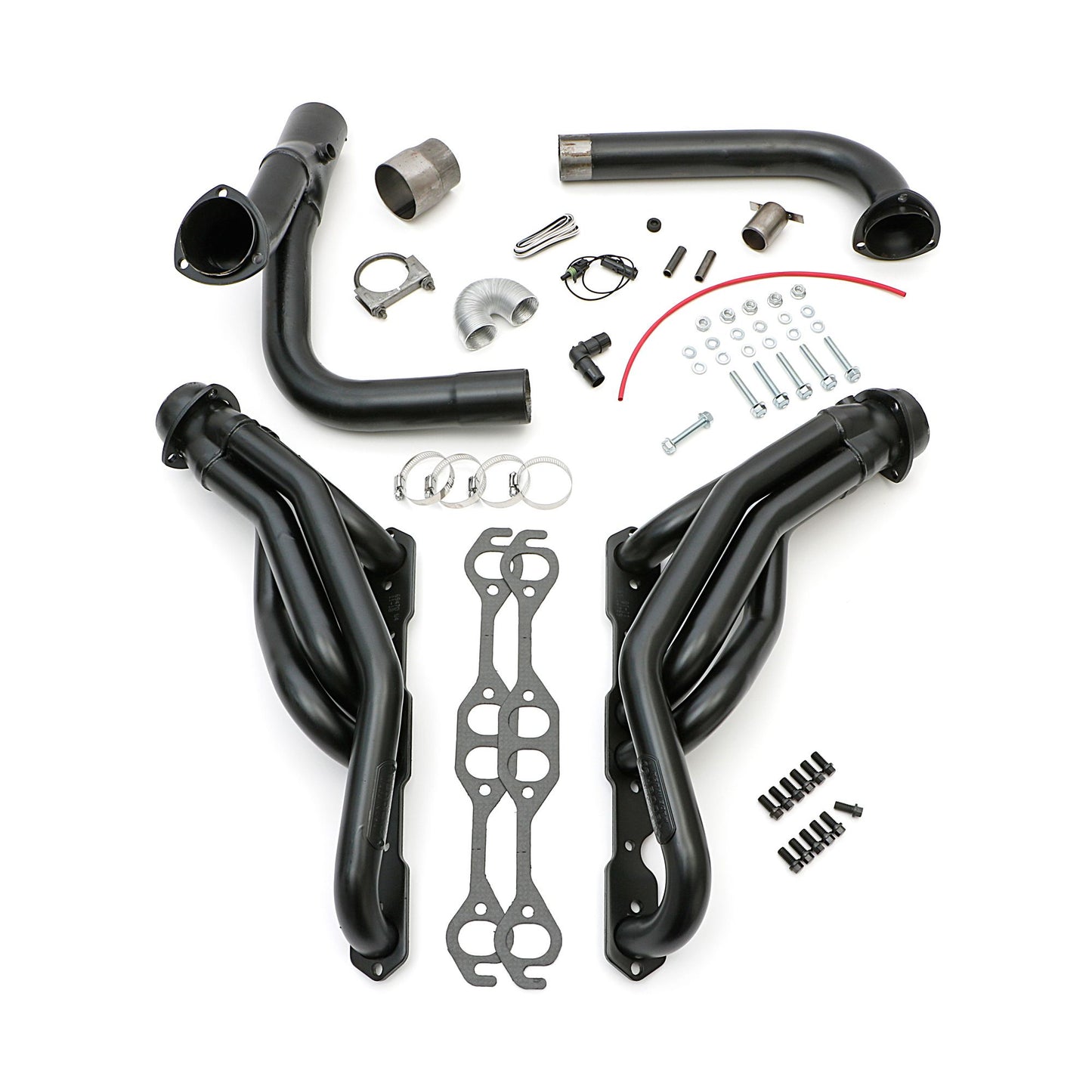 Hedman Hedders BLACK MAXX HEADERS; 1-5/8 IN. TUBE DIA.; STOCK COLL.; MID-LENGTH DESIGN 69473