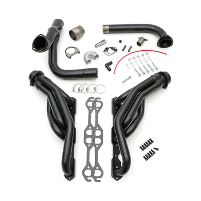 Hedman Hedders BLACK MAXX HEADERS; 1-5/8 IN. TUBE DIA.; STOCK COLL.; MID-LENGTH DESIGN 69473