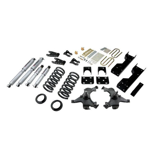 BELLTECH 694SP LOWERING KITS Front And Rear Complete Kit W/ Street Performance Shocks 1988-1998 Chevrolet Silverado/Sierra C1500 (Ext Cab) 4 in. or 5 in. F/6 in. or 7 in. R drop W/ Street Performance Shocks