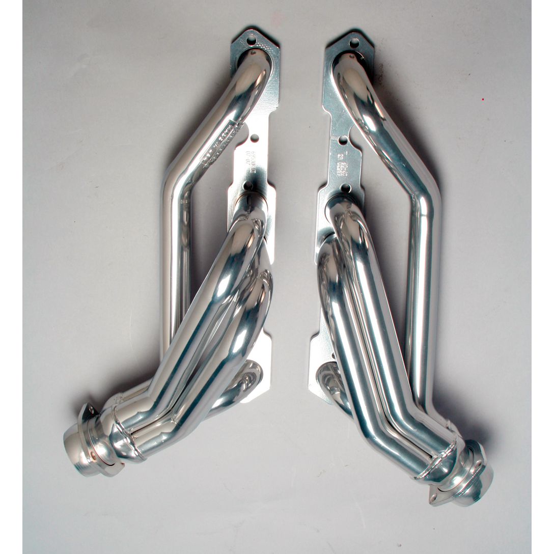 Hedman Hedders HTC COATED HEADERS; 1-1/2 IN. TUBE DIA.; 2-1/2 IN. COLL.; ANGLE PLUG HEADS; MID-LENGTH DESIGN 69536