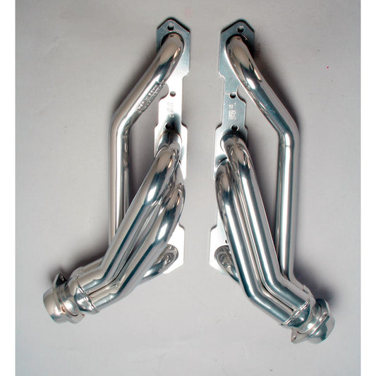 Hedman Hedders HTC COATED HEADERS; 1-1/2 IN. TUBE DIA.; 2-1/2 IN. COLL.; ANGLE PLUG HEADS; MID-LENGTH DESIGN 69536