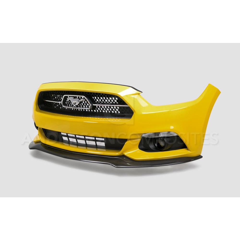 Anderson Composites AC-FL15FDMU-AC Type-AC carbon fiber front chin splitter for 2015-2017 Ford Mustang