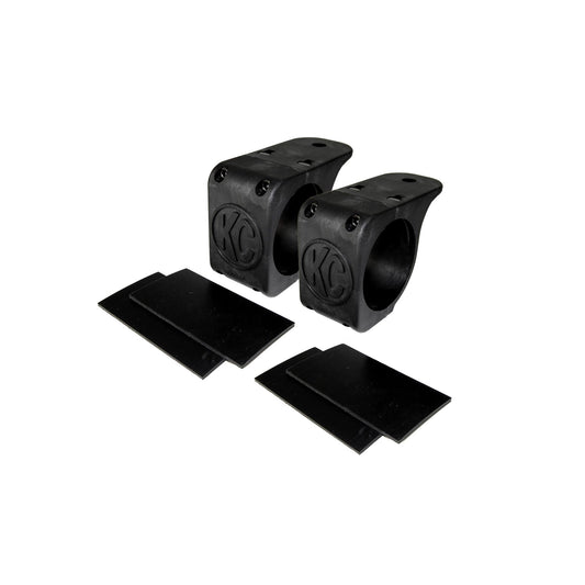 KC HiLiTES Bracket Set - Tube Clamp Light Mount - Rubber Adjustment Shims - 2.75 in -3.0 in 73091