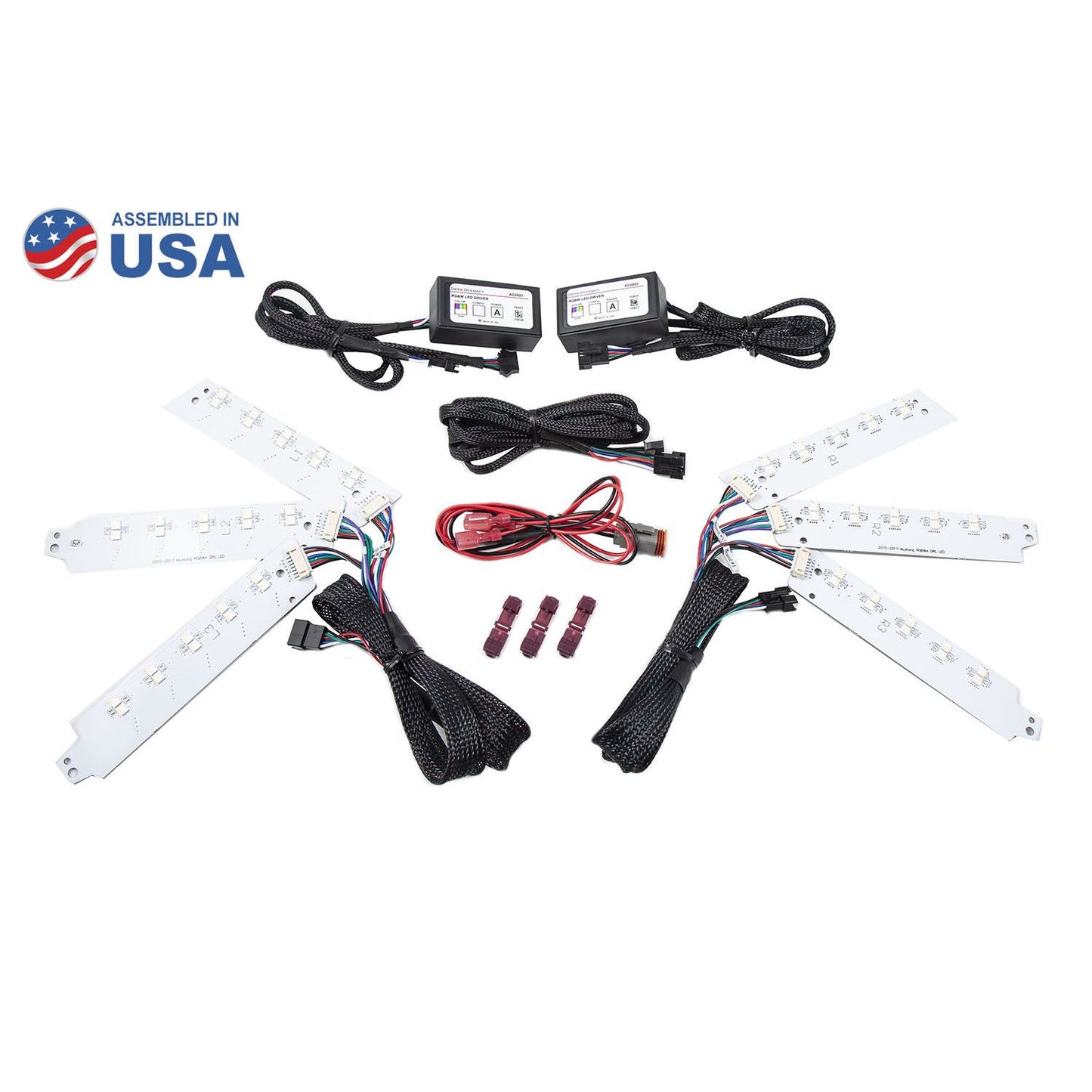 Diode Dynamics - DD2007 - 2015-2016 Ford Mustang RGBW DRL LED Boards