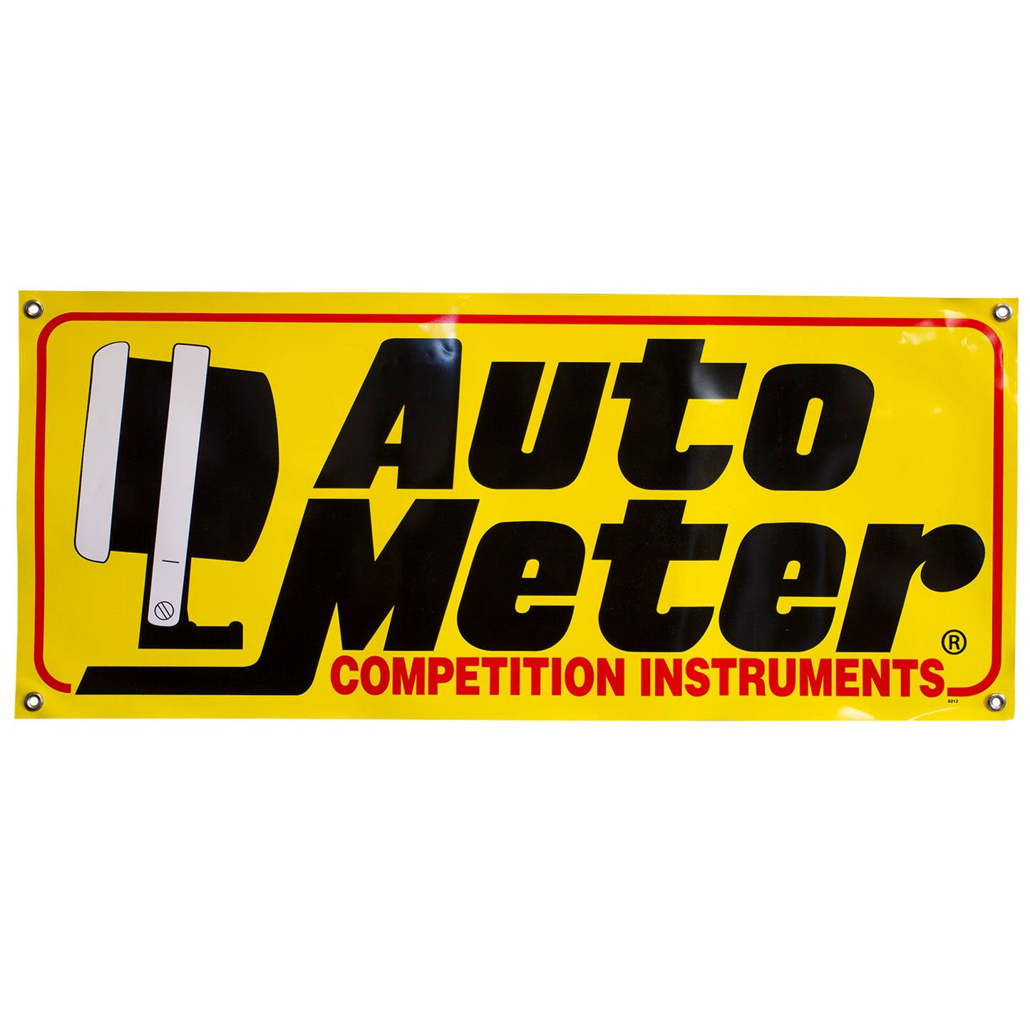 AutoMeter BANNER RACE - SMALL (3FT.) YELLOW COMPETITION INSTRUMENTS 0212