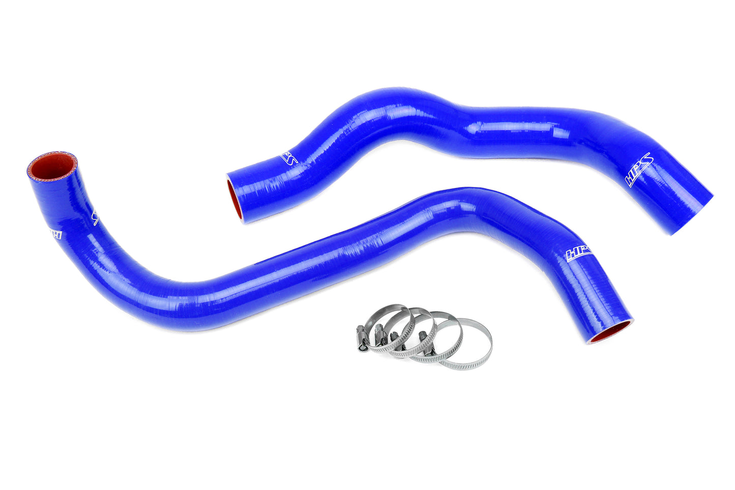 HPS Performance 3-ply Reinforced Silicone Replaces Rubber Radiator Coolant Hoses 57-1902-BLUE