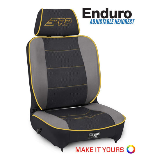 PRP-A13021545-Enduro Low Back Reclining Suspension Seat with Adjustable Headrest