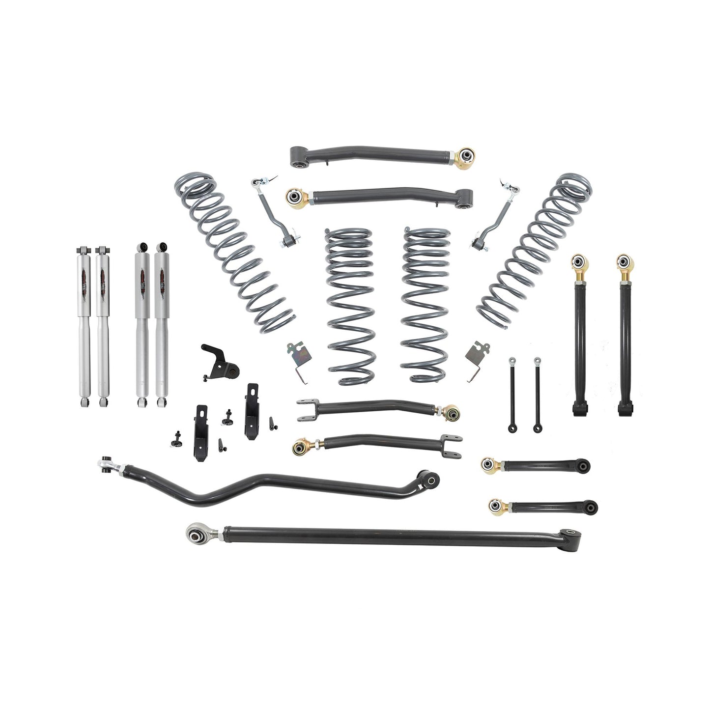 BELLTECH 153206TP LIFT KIT 4in. Lift Kit Inc. Front and Rear Trail Performance Struts/Shocks 2020-2021 Jeep Gladiator Rubicon JT 4dr 4in. Lift