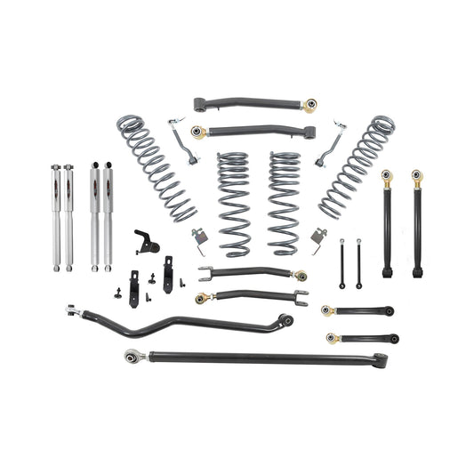 BELLTECH 153206TP LIFT KIT 4in. Lift Kit Inc. Front and Rear Trail Performance Struts/Shocks 2020-2021 Jeep Gladiator Rubicon JT 4dr 4in. Lift