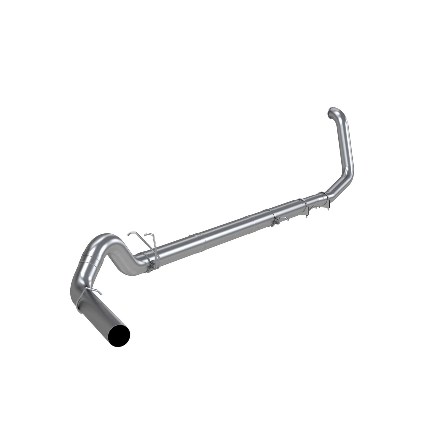 MBRP Exhaust 5in. Turbo Back; Single Side Exit; No Muffler; T409 S62220SLM