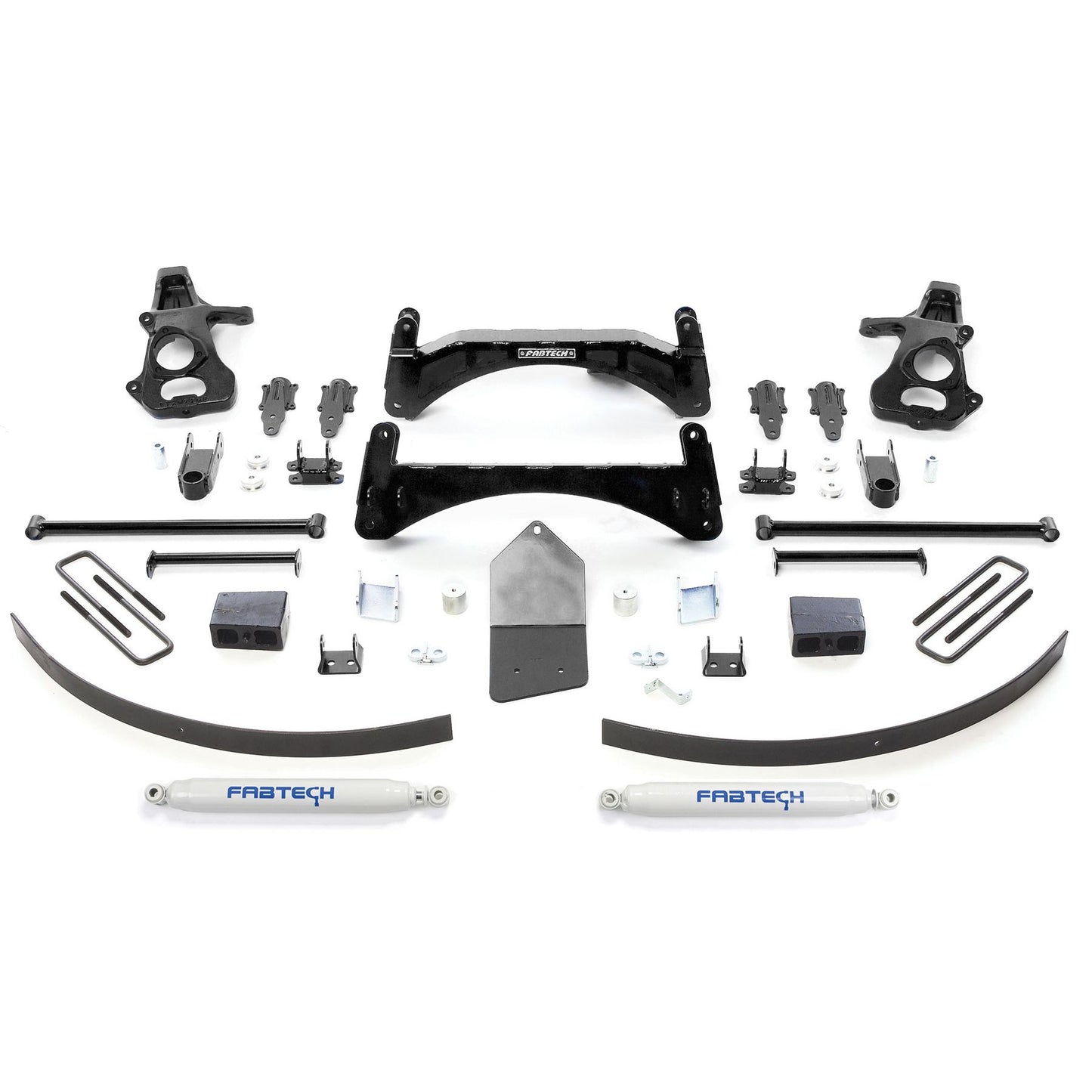Fabtech 6" BASIC SYS W/PERF SHKS 07-13 GM C1500 P/U W/O AUTORIDE 2WD K1027