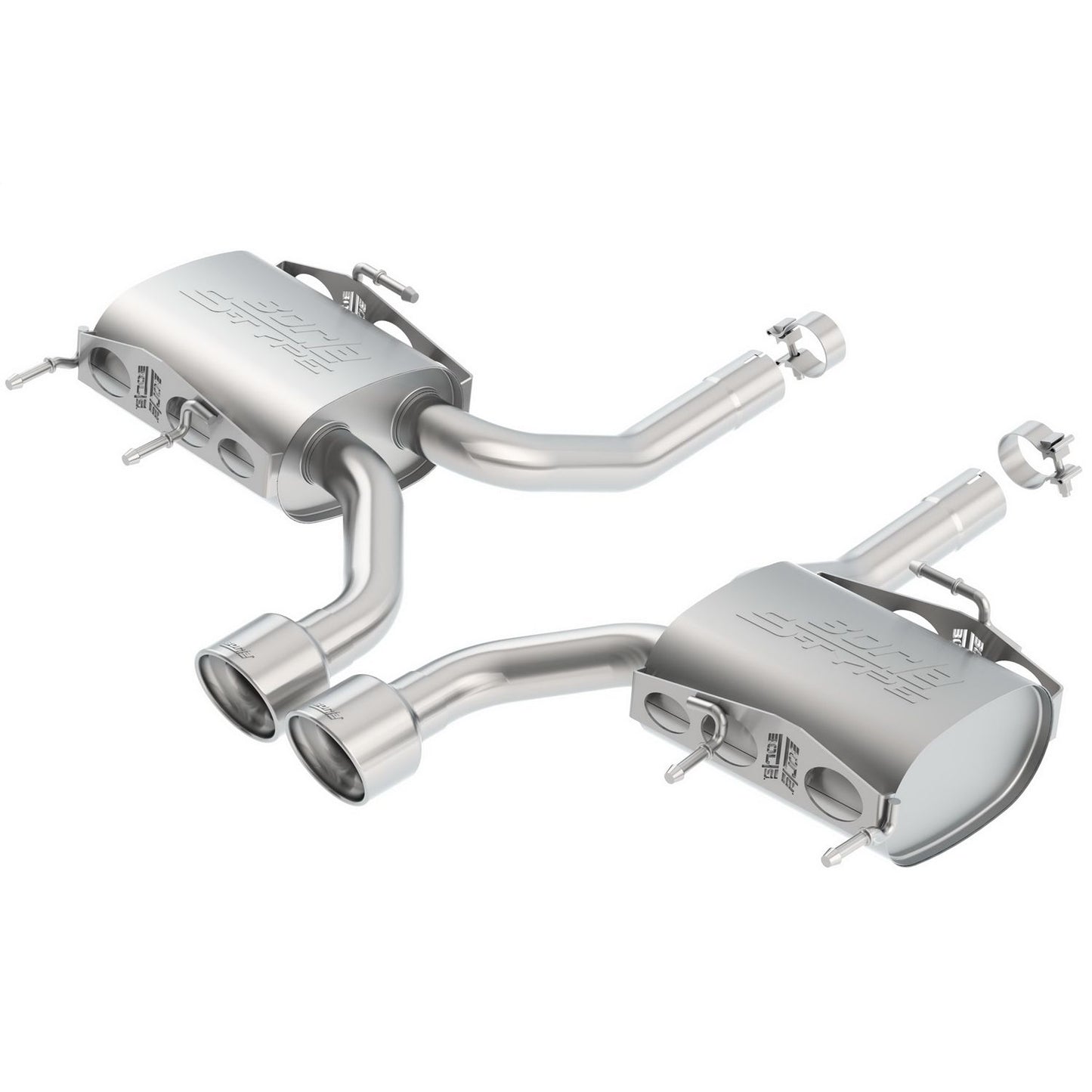 Borla 2011-2015 Cadillac CTS-V Coupe Axle-Back Exhaust System S-Type 11823