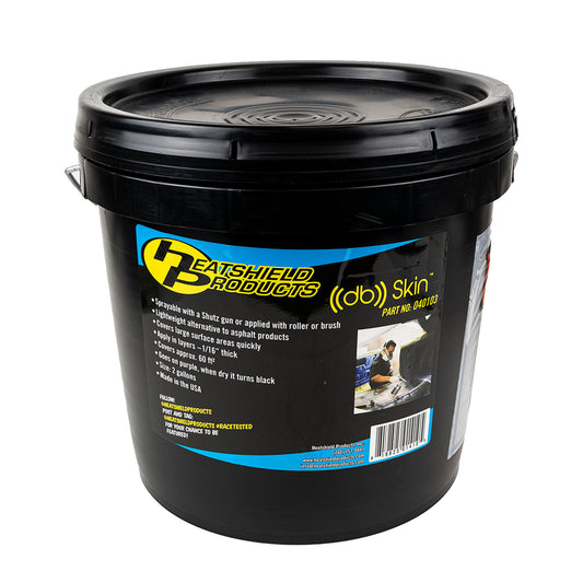 Heatshield Products Spray, brush, or roll on, Great for door skins and roofs, Dries to black color 040103