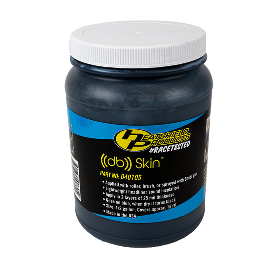 Heatshield Products Spray, brush, or roll on, Great for door skins and roofs, Dries to black color 040105