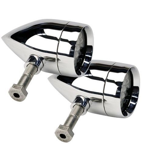 Lazer Star Lights RED LED MICRO B POINT CHROME RIGID MOUNT LSK73801R-R