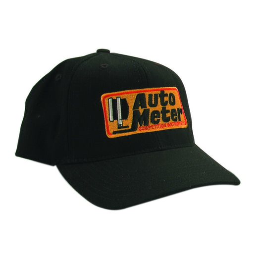 AutoMeter HAT SNAP FIT ADJUSTABLE BLACK EMBROIDERED COMPETITION 0436