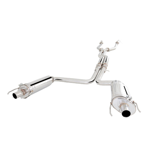 XFORCE Lexus ISF 8cyl Dual Cat-Back System; Exhaust System Kit ES-LISF-CBS