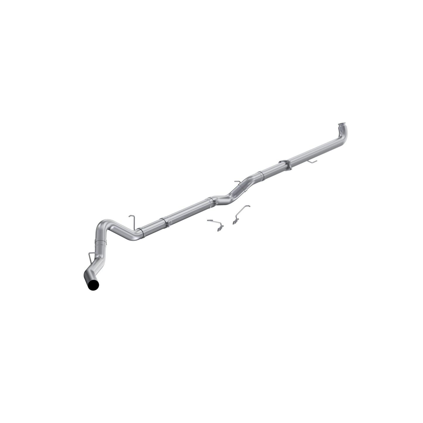 MBRP Exhaust 4in. Downpipe-Back; Single Side -no muffler S6005PLM