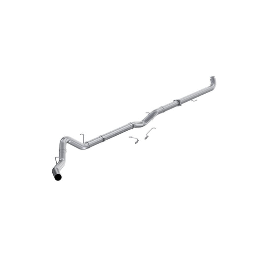 MBRP Exhaust 4in. Downpipe-Back; Single Side; T409 - No Muffler S6005SLM