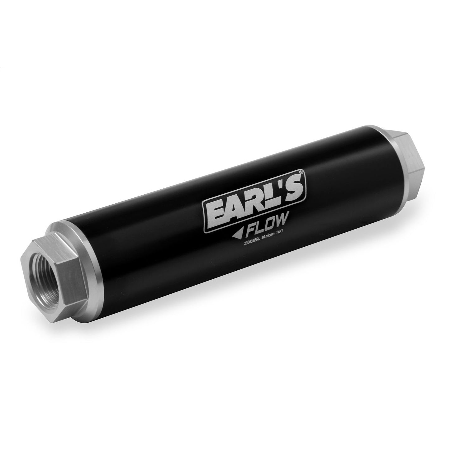 Earls Performance HP Billet Aluminum In-Line Fuel Filter 230632ERL