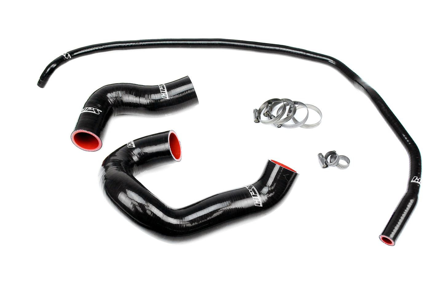 HPS Performance 3-ply Reinforced Silicone Replaces Rubber Radiator And Coolant Tank Hoses 57-2160-BLK