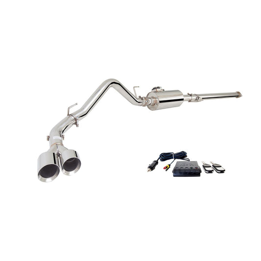 XFORCE Chevrolet Silverado 2014- 3" Stainless Steel Cat Back System With Varex Muffler And Side Exit And Dual Tips; Exhaust System Kit ES-CS14-VMK-CBS