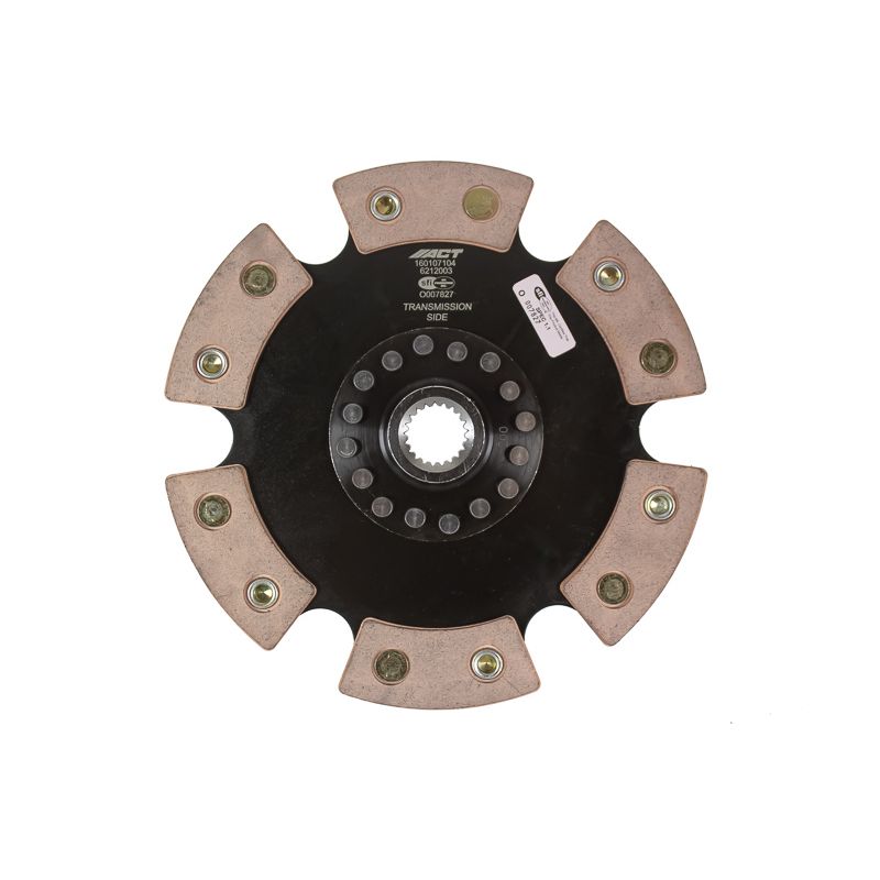 Advanced Clutch Technology 6 Pad Rigid Race Disc ACT-6212003