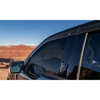 Auto Ventshade 894104 Low Profile Dark Smoke Ventvisor Side Window Deflector 4-Piece Set For 2019-2023 Nissan Altima