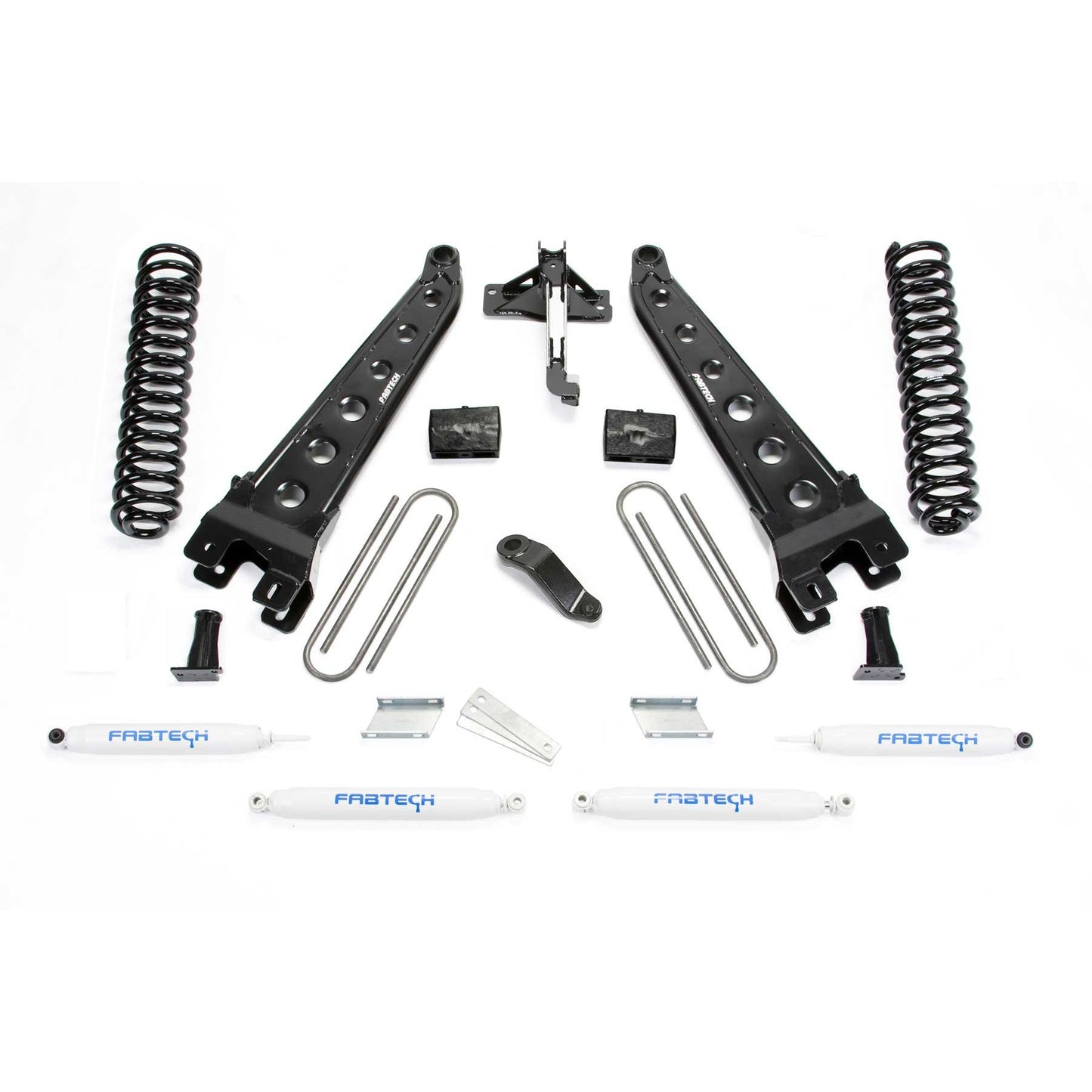 Fabtech 6" RAD ARM SYS W/COILS & PERF SHKS 19-20 FORD F450/F550 4WD DIESEL K2335