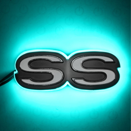 Oracle Lighting 3095-010 - Chevy Camaro SS Illuminated Emblem - Aqua