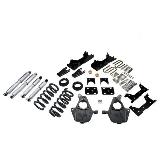 BELLTECH 668SP LOWERING KITS Front And Rear Complete Kit W/ Street Performance Shocks 2001-2006 Chevrolet Silverado/Sierra (Std Cab) 4 in. or 5 in. F/6 in. or 7 in. R drop W/ Street Performance Shocks