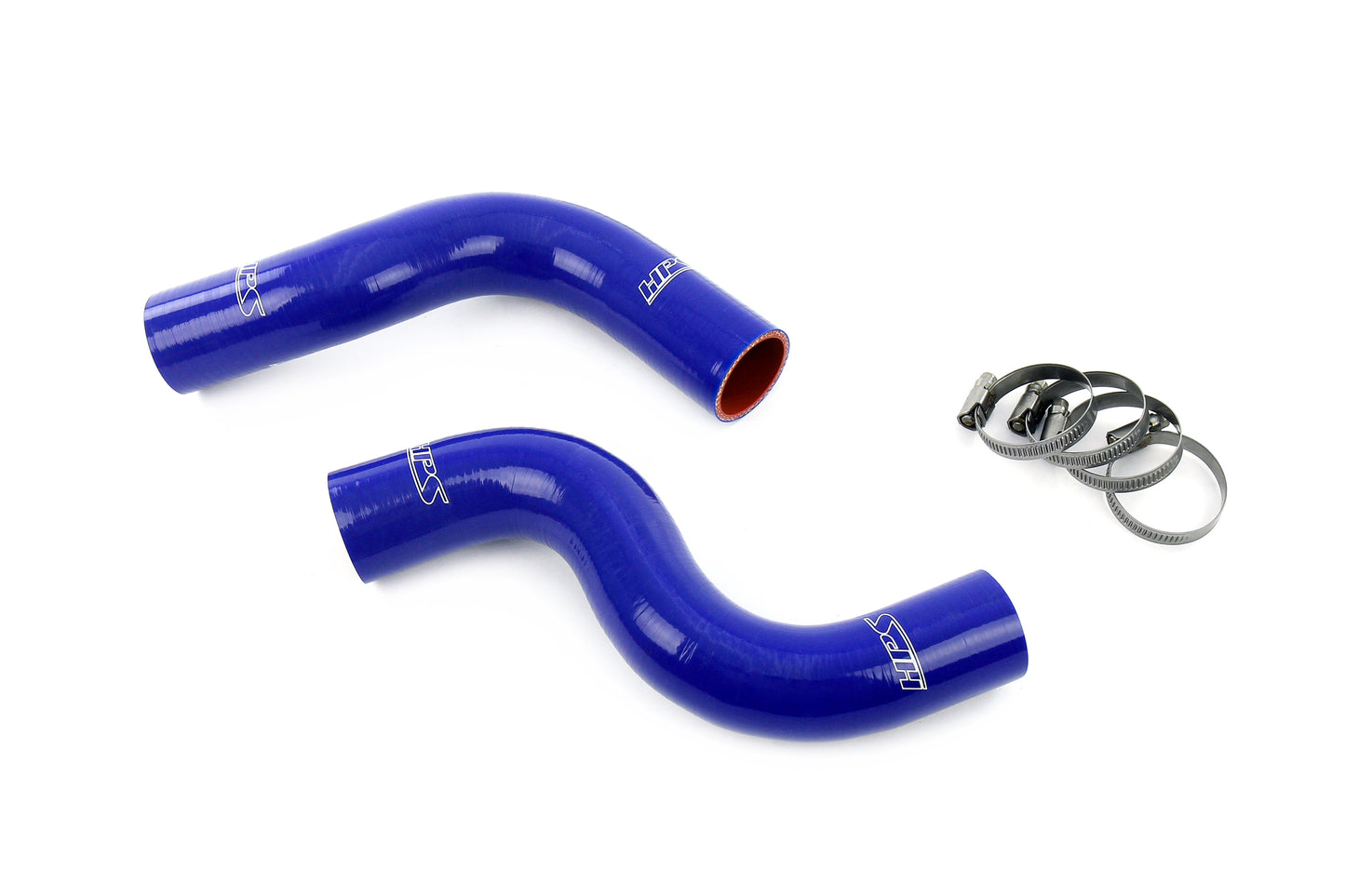HPS Performance 3-ply Reinforced Silicone Replaces Rubber Radiator Coolant Hoses 57-2109-BLUE