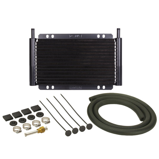 Derale 13 Row Series 8000 Plate & Fin Transmission Cooler Kit, 11/32" 13502