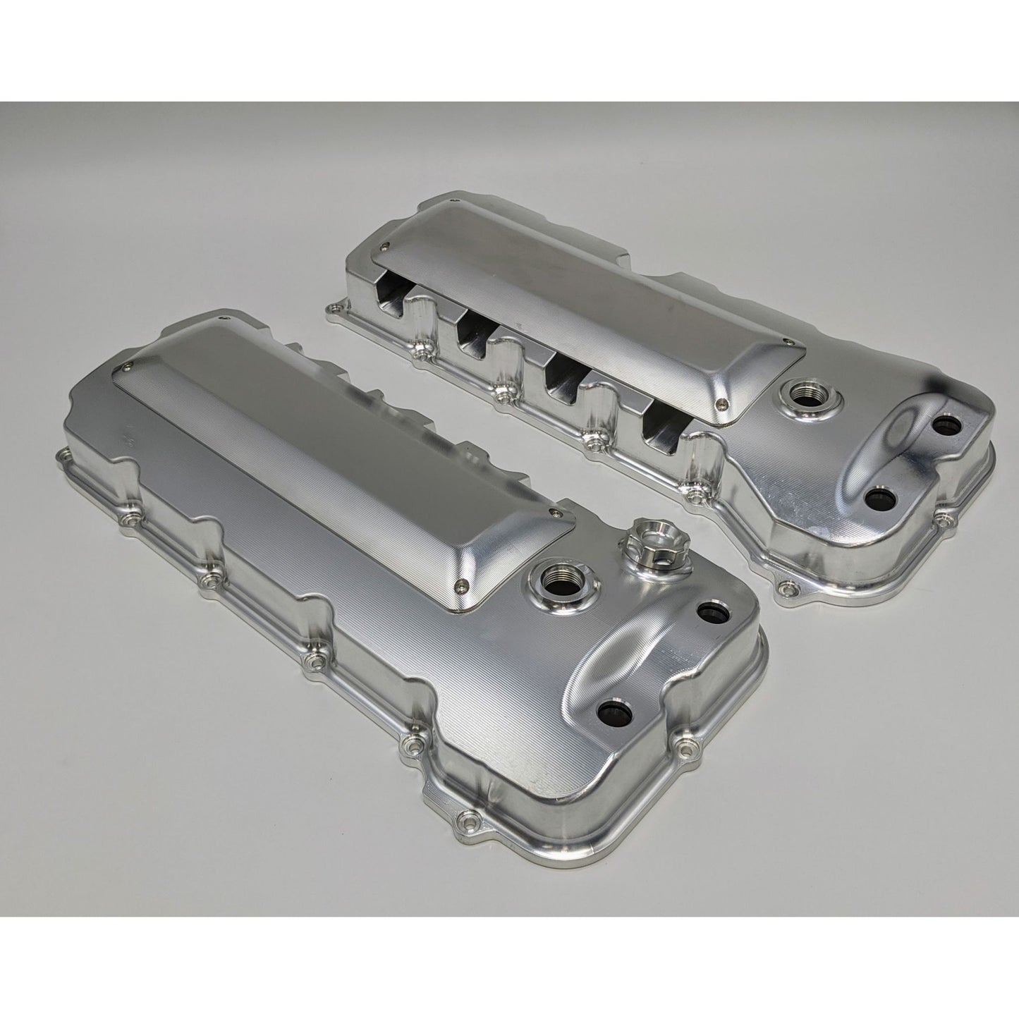 Granatelli Ford Coyote Valve Cover Set Billet; Set Includes (1)Left And (1)Right Side VC-1910