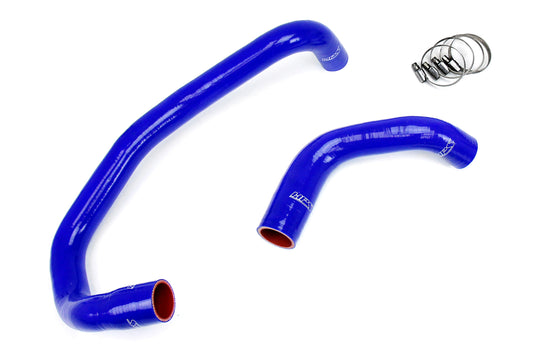 HPS Performance High Temp 3-ply Reinforced Silicone Replaces OEM Rubber Radiator Coolant Hoses 57-1326R-BLUE