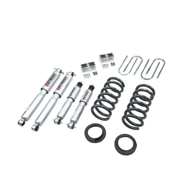 BELLTECH 777SP LOWERING KITS Front And Rear Complete Kit W/ Street Performance Shocks 1996-2003 Isuzu Hombre 6 cyl. (2WD) 2 in. or 3 in. F/2 in. R drop W/ Street Performance Shocks