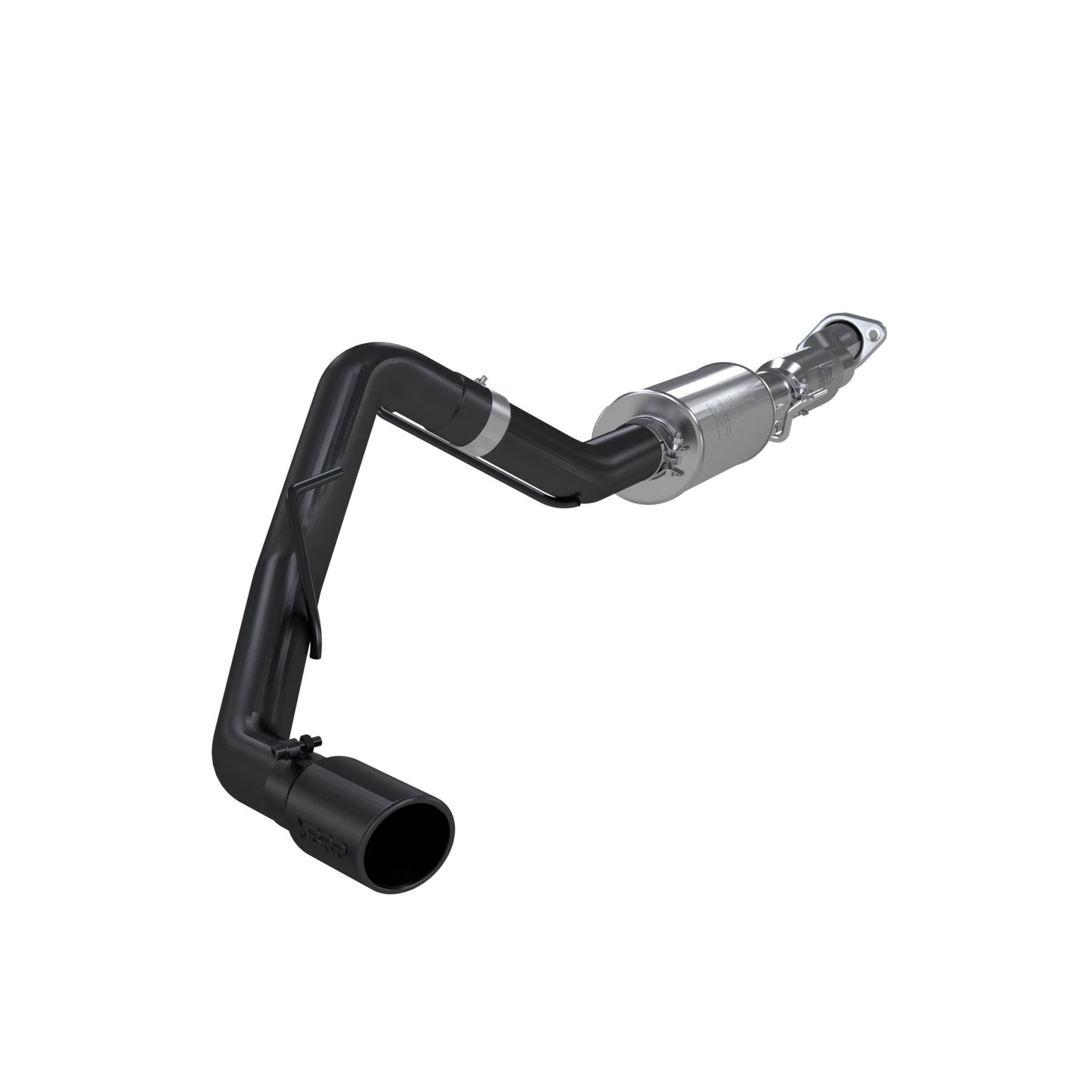 MBRP Exhaust 3in. Cat Back; Single Side; Black Coated S5230BLK