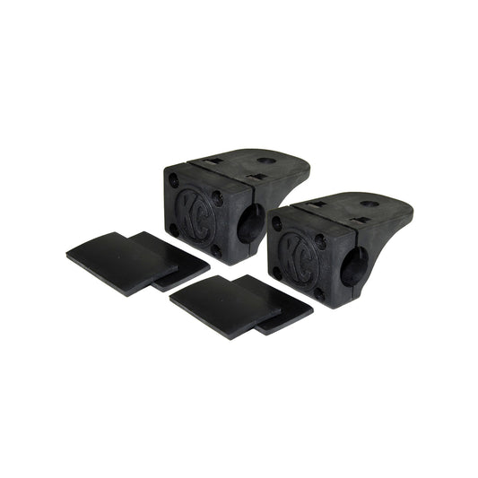 KC HiLiTES Bracket Set - Tube Clamp Light Mount - Rubber Adjustment Shims - 0.75 in - 1.0 in 73001