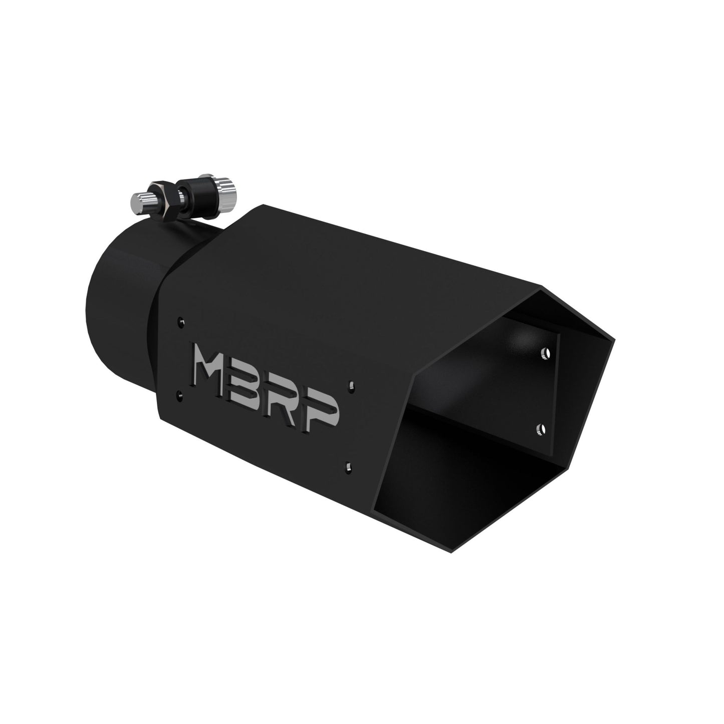 MBRP Exhaust Black Coated Hexagon Tip T5169BLK