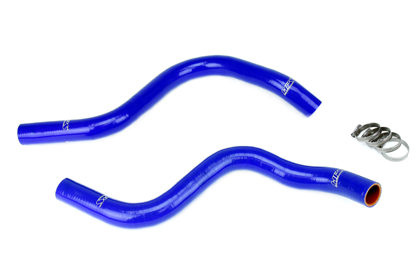 HPS Performance 3-ply Reinforced Silicone Replaces Rubber Radiator Coolant Hoses 57-1817-BLUE
